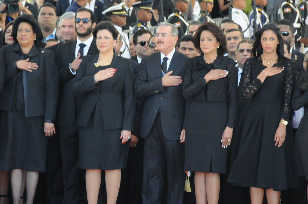 Llegada de Danilo Medina al Congreso Nacional.