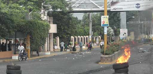 Protestas en la UASD.