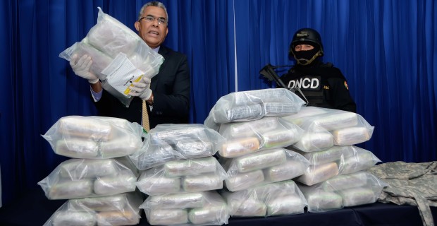 DNCD decomisa 70 paquetes de droga.