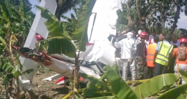 Avioneta accidentada