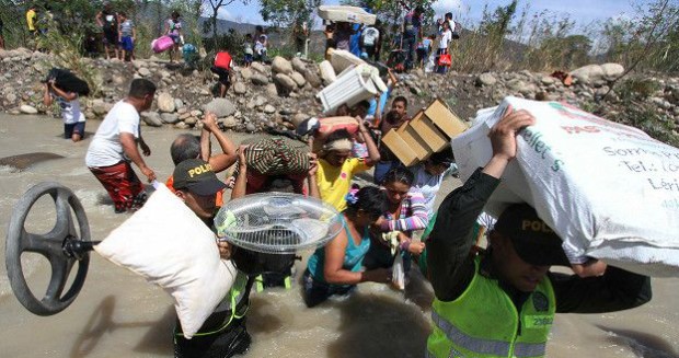 Crisis fronteriza entre Colombia y Venezuela.